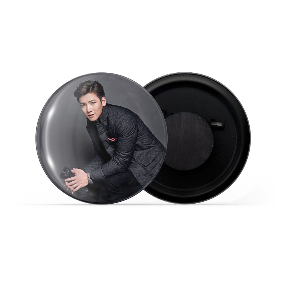 dhcrafts Fridge Magnet K-Drama Korean Actor Multicolour Ji Chang-wook D11 Glossy Finish Design Pack of 1